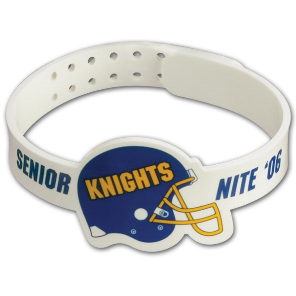 Adjustable wristbands in polyester, nylon, vinyl, plastic, neoprene and ...